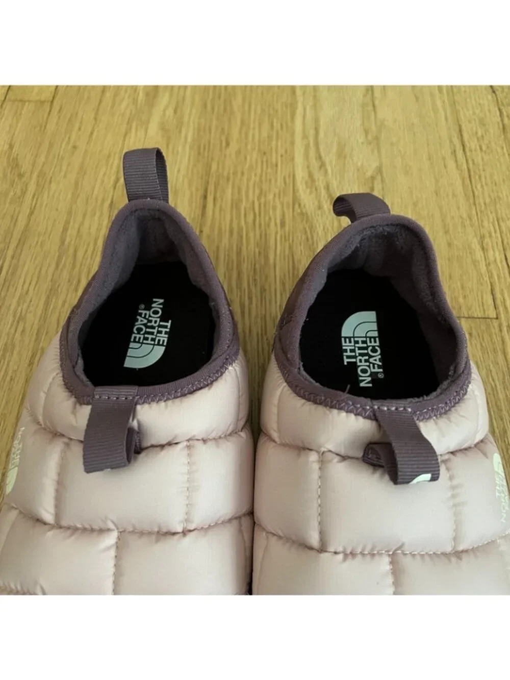 The North Face Kids Thermoball Quilted Slipper Shoes Pink Purple Youth Size 3